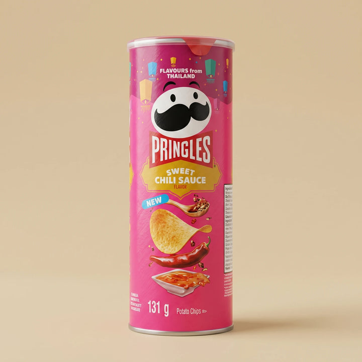Tube 156g Pringles Sweet Chili Sauce — chips importées USA — Lollipop Korner
