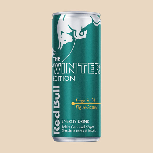 Canette Red Bull Figue Pomme 