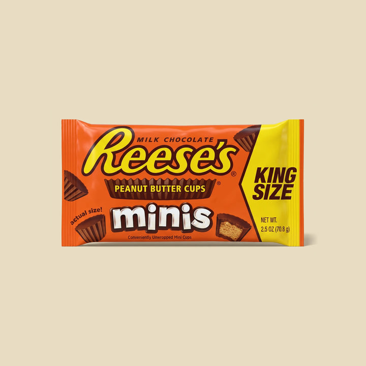 Sachet Reese's Minis King Size — peanut butter cups importés USA — Lollipop Korner