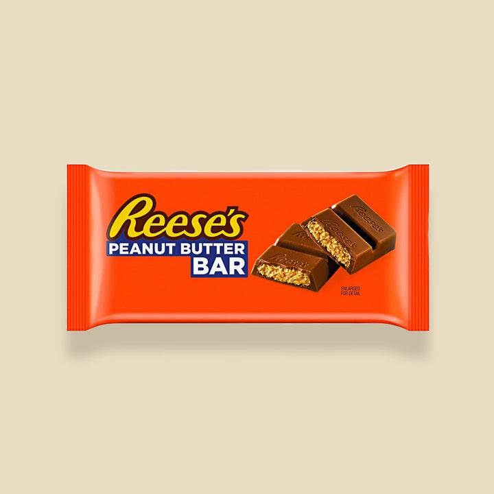 Barre 90 g Reese's Peanut Butter Bar — beurre de cacahuète enrobé goût chocolat au lait, importé — Lollipop Korner